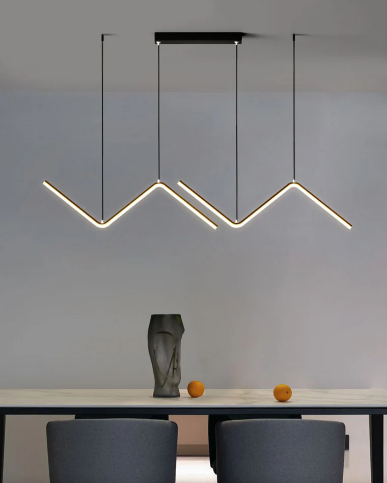 WOMO ZigZag LED Kitchen Pendant Light-WM2154 - Image 4