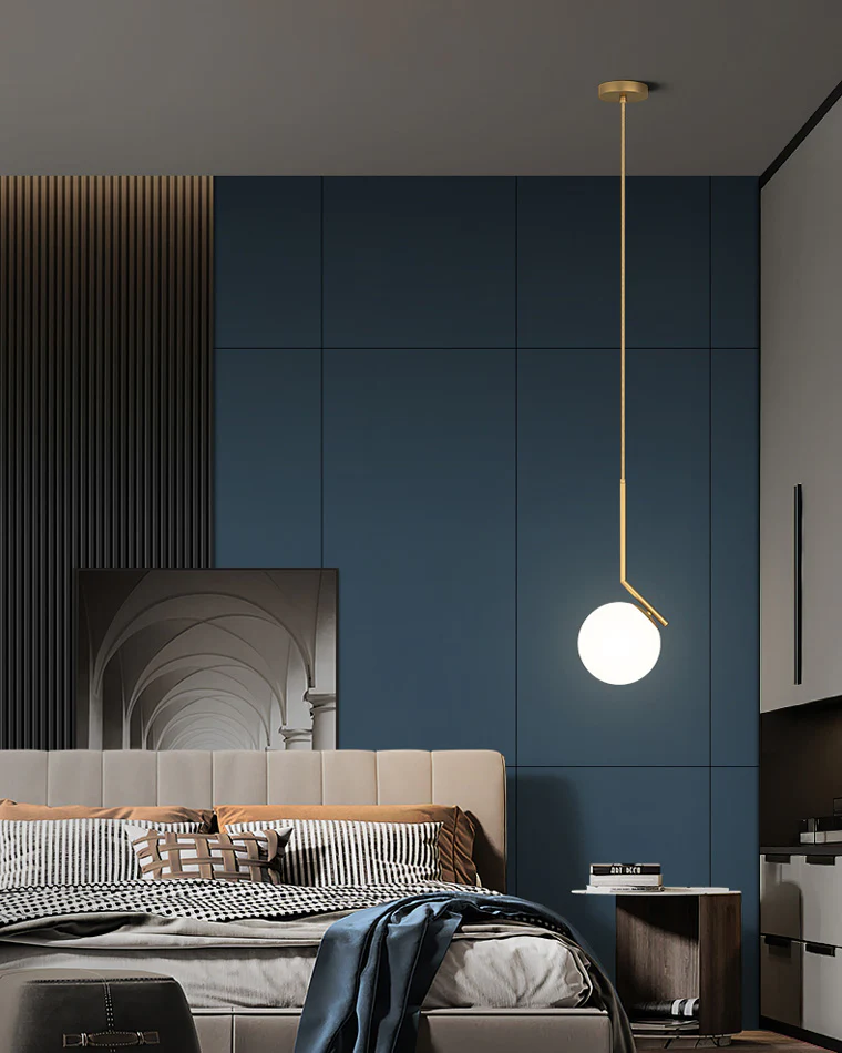 WOMO Glass Globe Pendant Light-WM2097 - Image 20