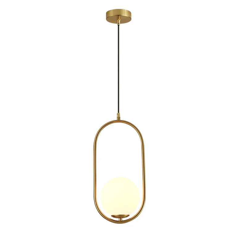 WOMO Glass Globe Pendant Light-WM2097 - Image 30