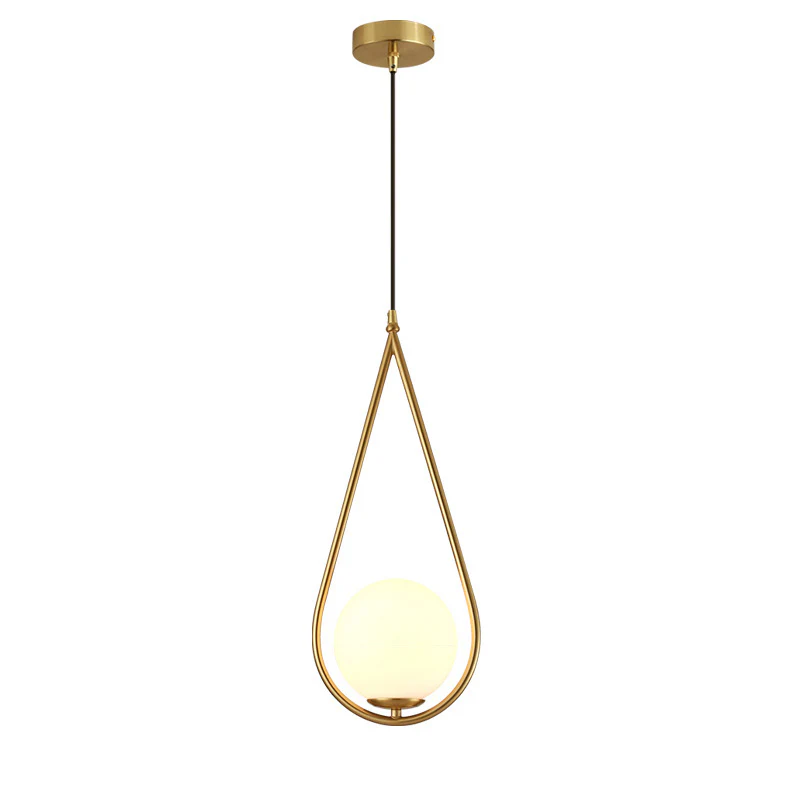 WOMO Glass Globe Pendant Light-WM2097 - Image 34