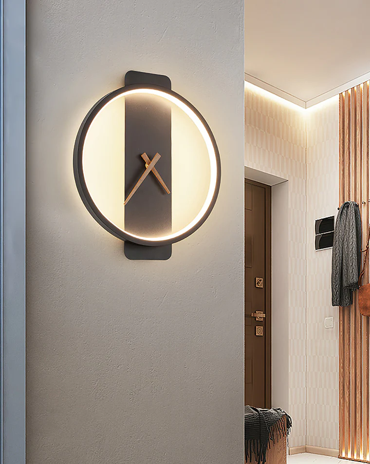 WOMO Wall Clock with Led Light-WM6012 - Image 10