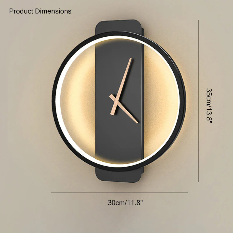 WOMO Wall Clock with Led Light-WM6012 - Image 13