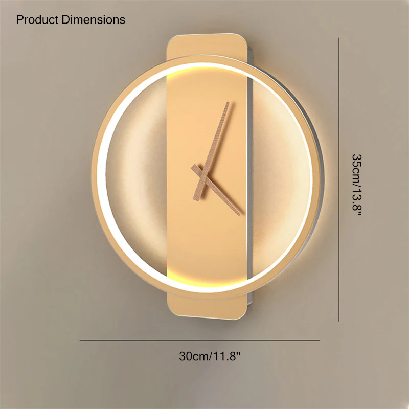 WOMO Wall Clock with Led Light-WM6012 - Image 15