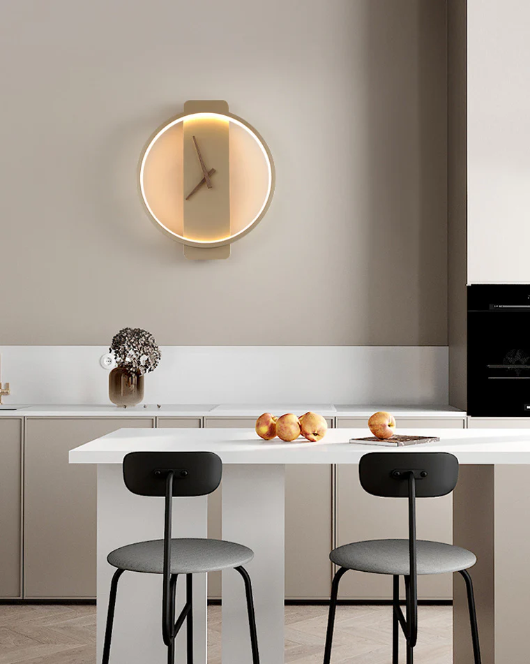 WOMO Wall Clock with Led Light-WM6012 - Image 2