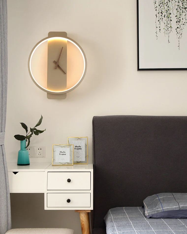 WOMO Wall Clock with Led Light-WM6012 - Image 3