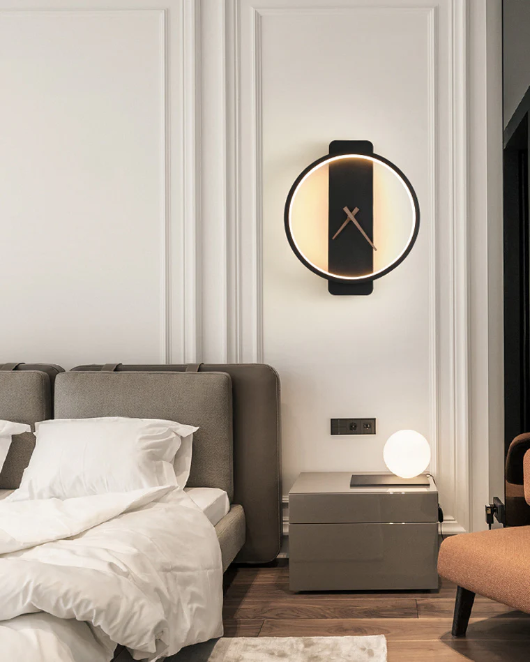WOMO Wall Clock with Led Light-WM6012 - Image 4