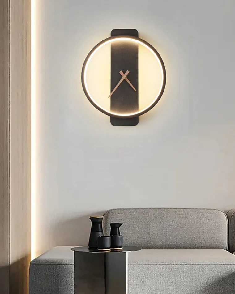 WOMO Wall Clock with Led Light-WM6012 - Image 5