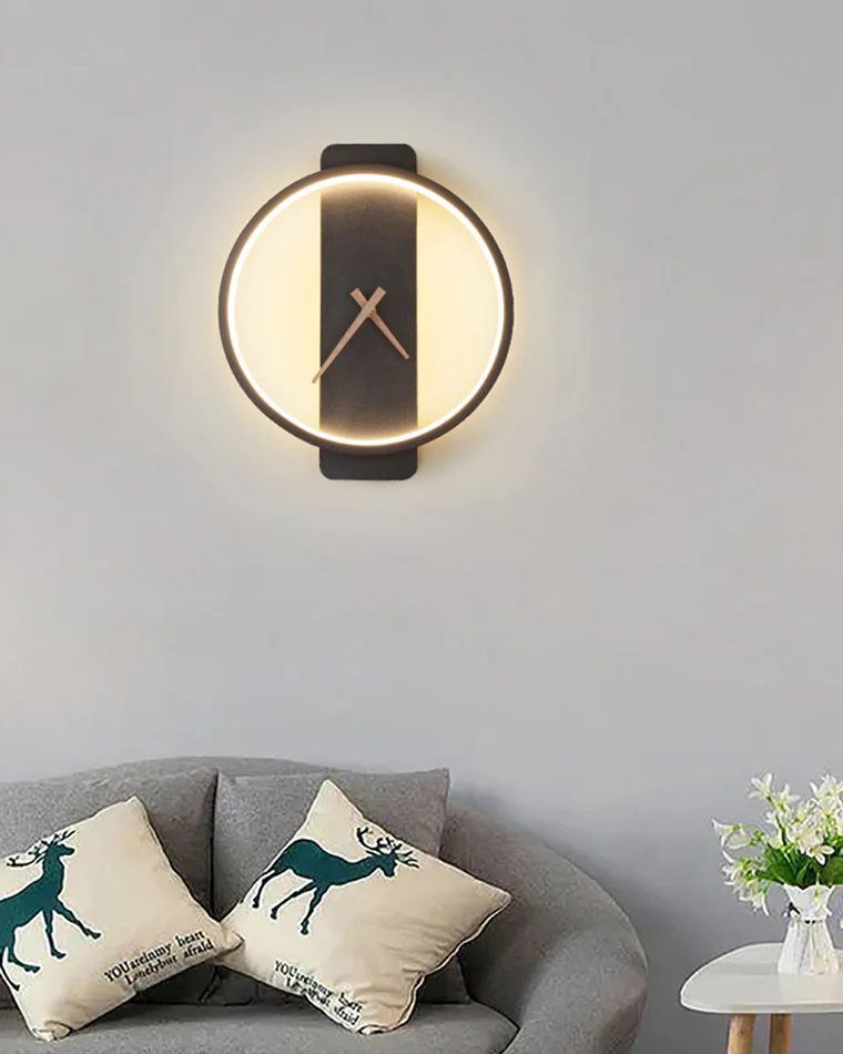 WOMO Wall Clock with Led Light-WM6012 - Image 6
