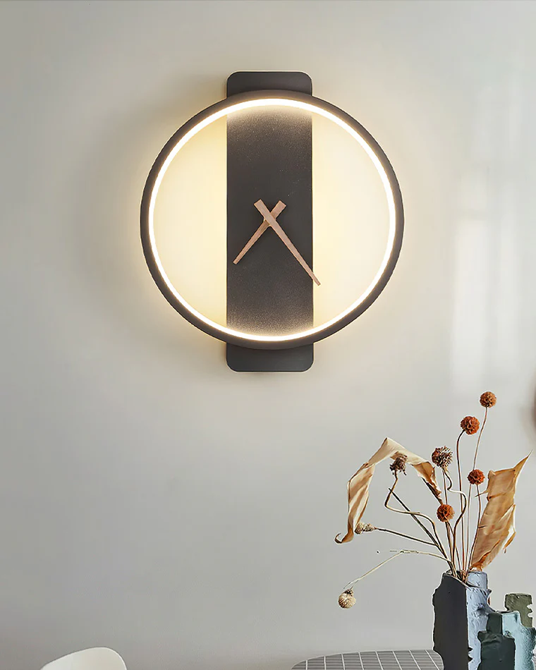 WOMO Wall Clock with Led Light-WM6012 - Image 9
