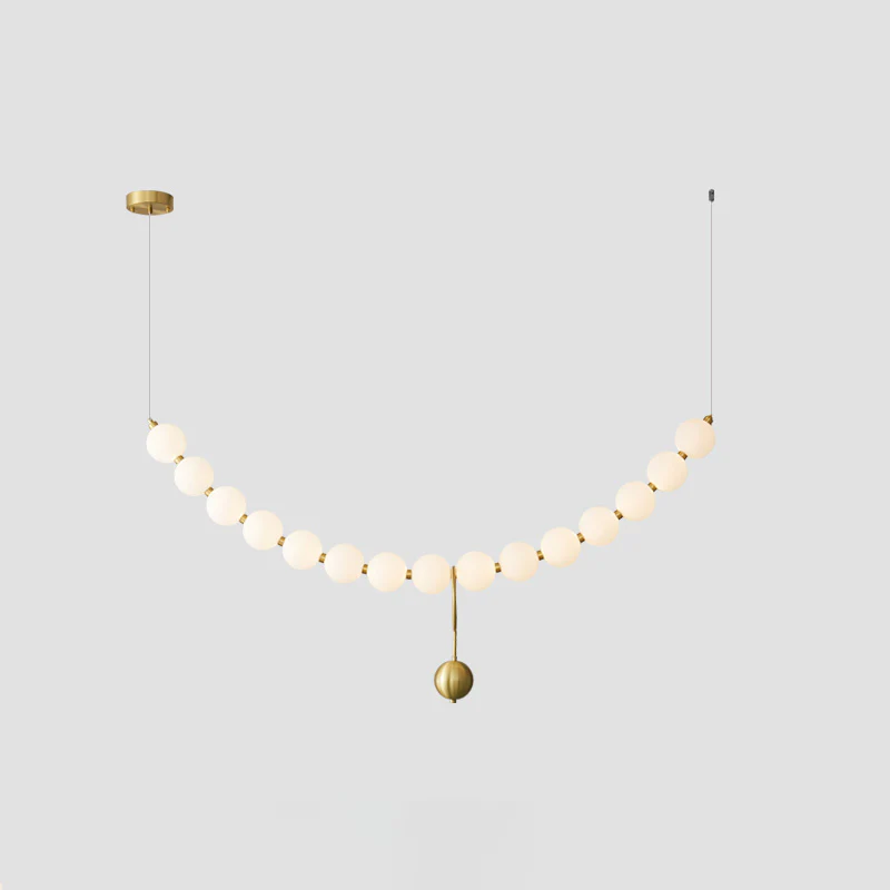 WOMO String Pearl Chandelier-WM2102 - Image 38