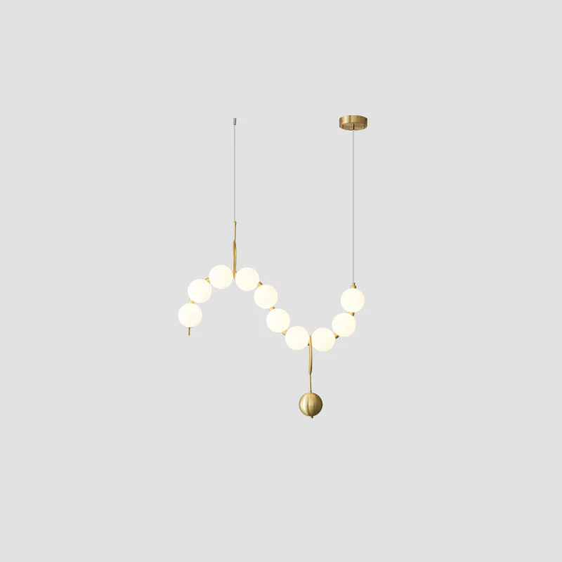WOMO String Pearl Chandelier-WM2102 - Image 39