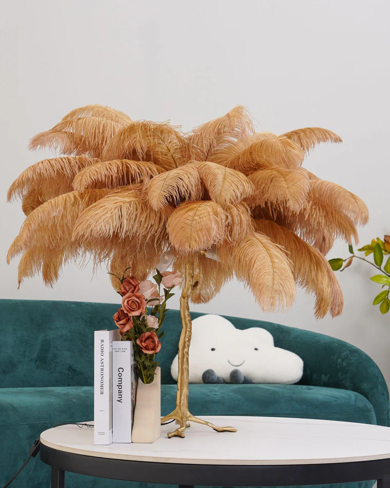 WOMO Feather Palm Tree Table Lamp-WM8016 - Image 16