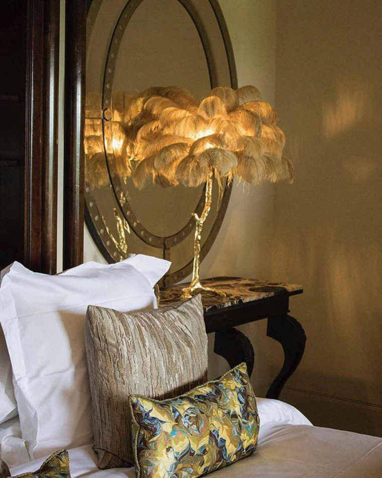 WOMO Feather Palm Tree Table Lamp-WM8016 - Image 23
