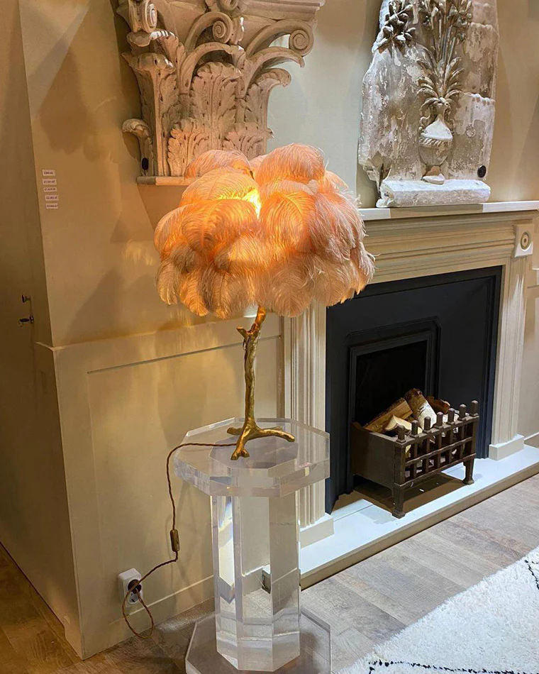 WOMO Feather Palm Tree Table Lamp-WM8016 - Image 31