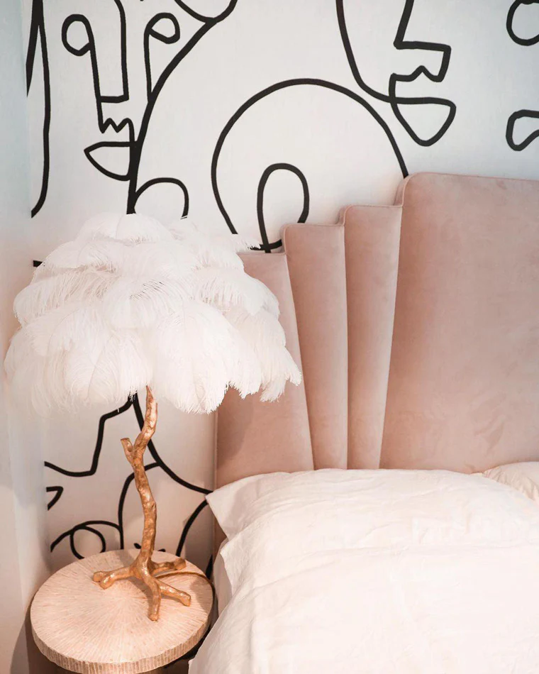 WOMO Feather Palm Tree Table Lamp-WM8016 - Image 32