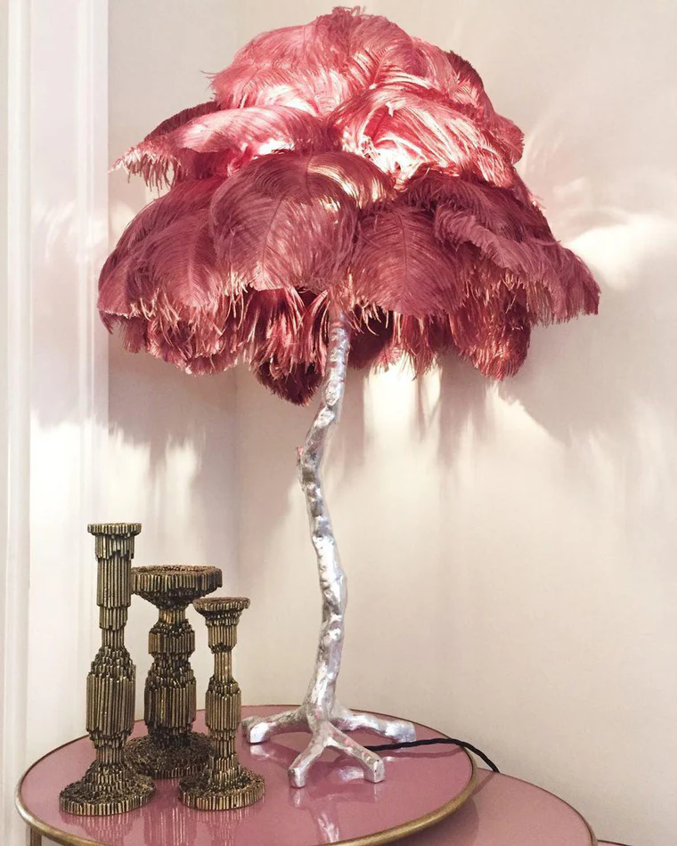 WOMO Feather Palm Tree Table Lamp-WM8016 - Image 35