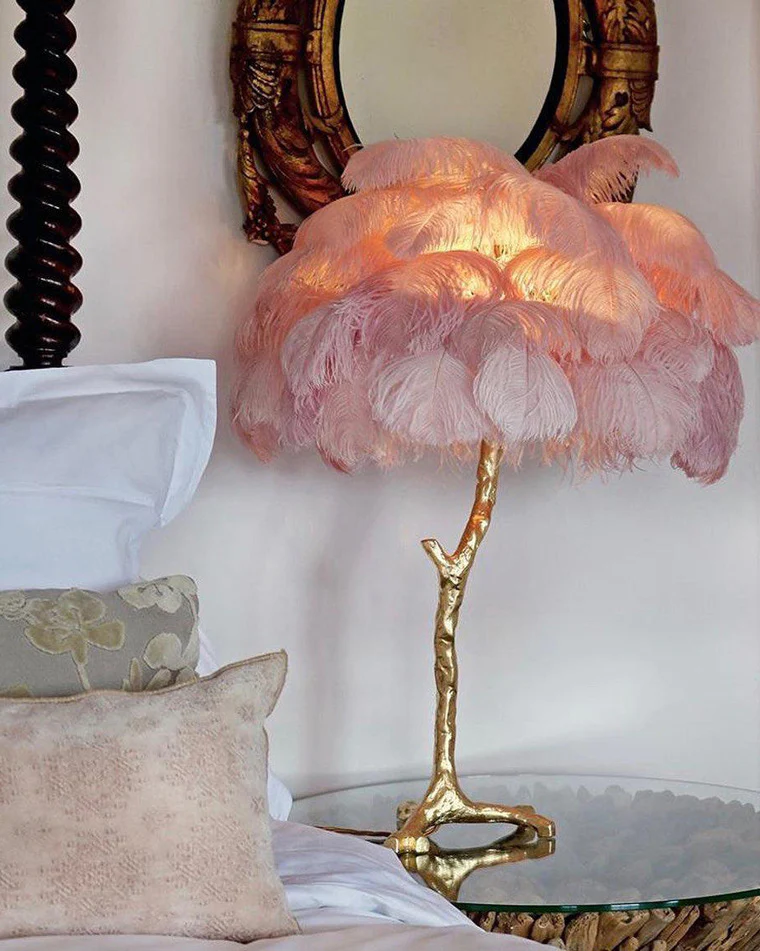 WOMO Feather Palm Tree Table Lamp-WM8016 - Image 36