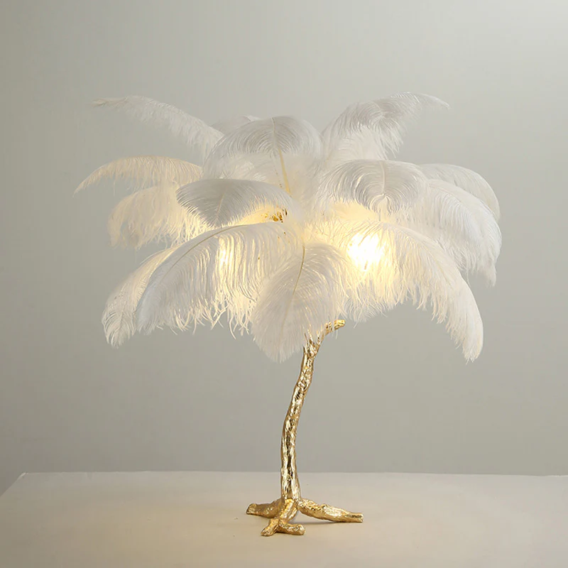 WOMO Feather Palm Tree Table Lamp-WM8016 - Image 47