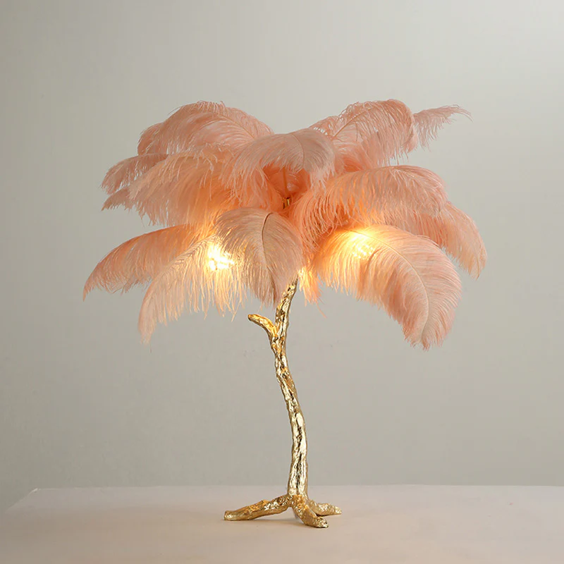 WOMO Feather Palm Tree Table Lamp-WM8016 - Image 48