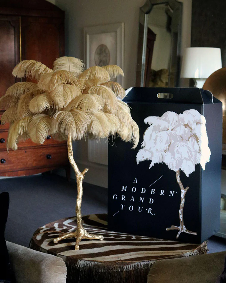 WOMO Feather Palm Tree Table Lamp-WM8016 - Image 5