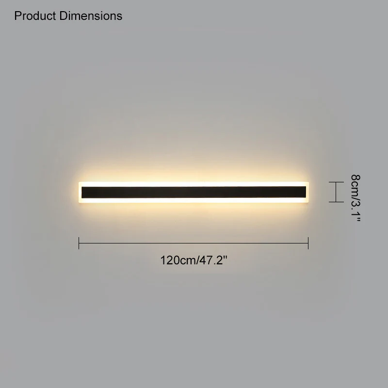 WOMO Outdoor Linear Wall Light-WM9001 - Image 54