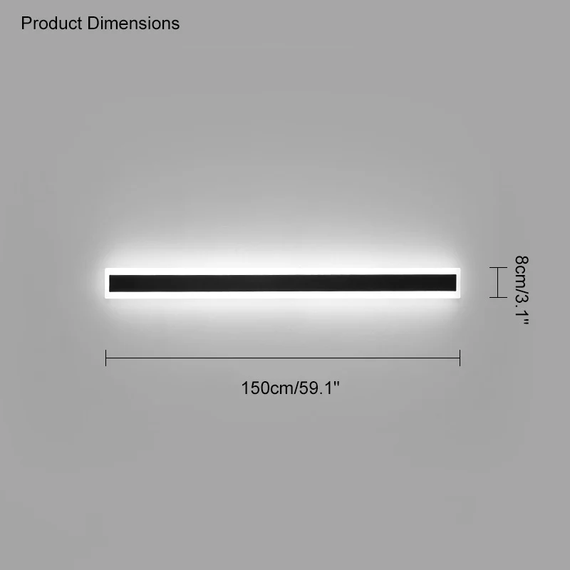 WOMO Outdoor Linear Wall Light-WM9001 - Image 55