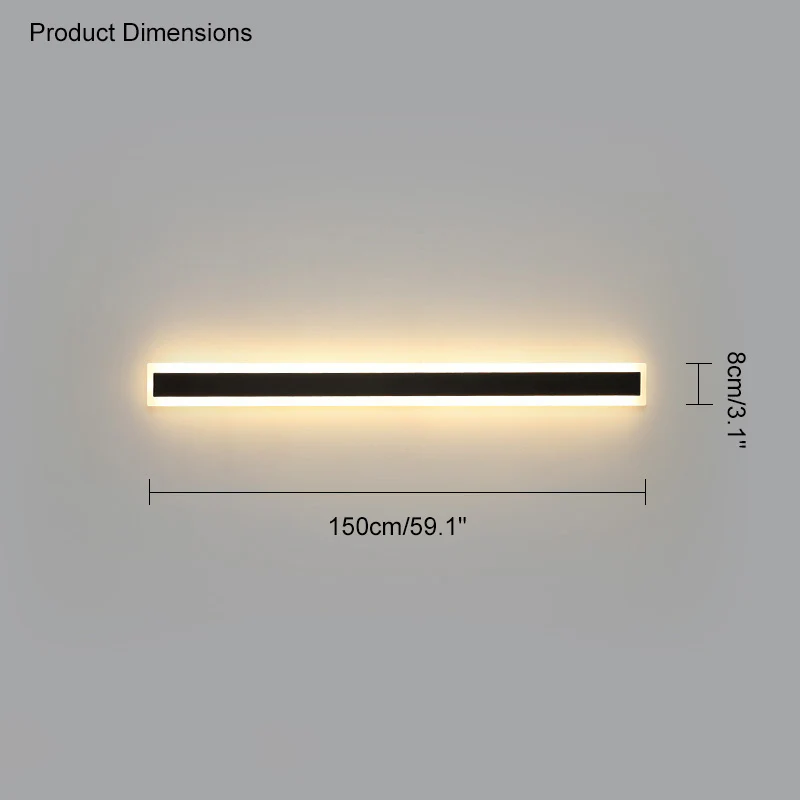 WOMO Outdoor Linear Wall Light-WM9001 - Image 56