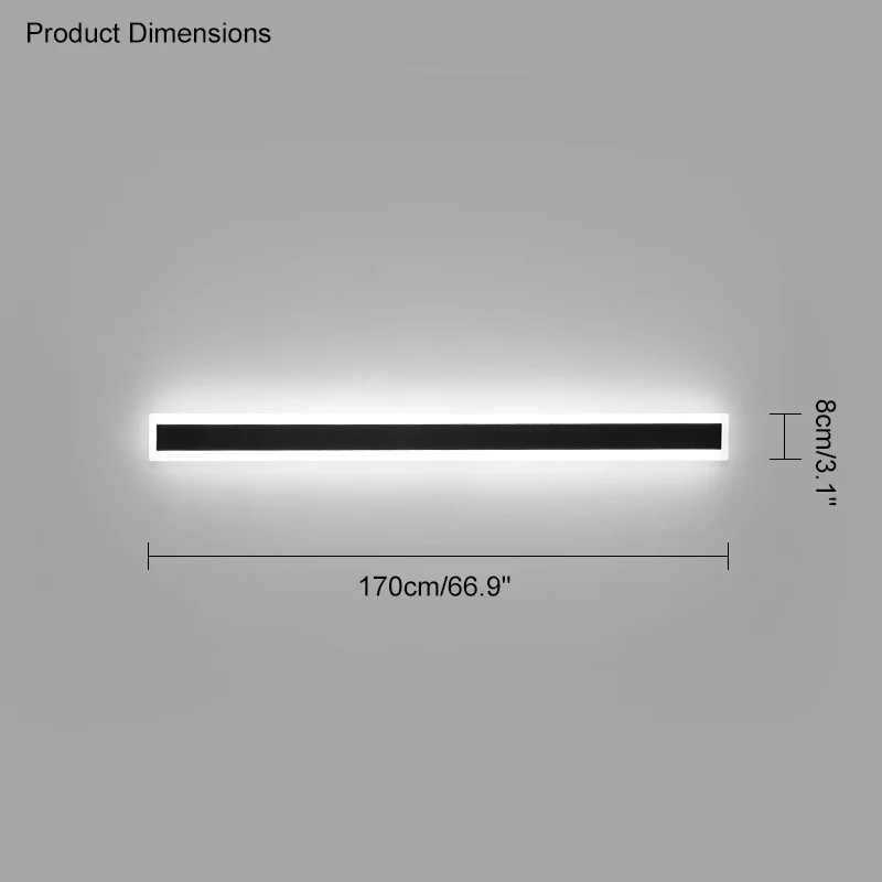 WOMO Outdoor Linear Wall Light-WM9001 - Image 57