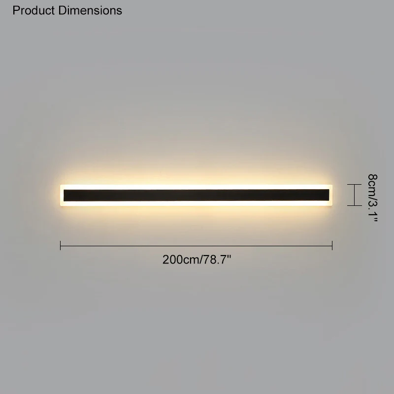 WOMO Outdoor Linear Wall Light-WM9001 - Image 60