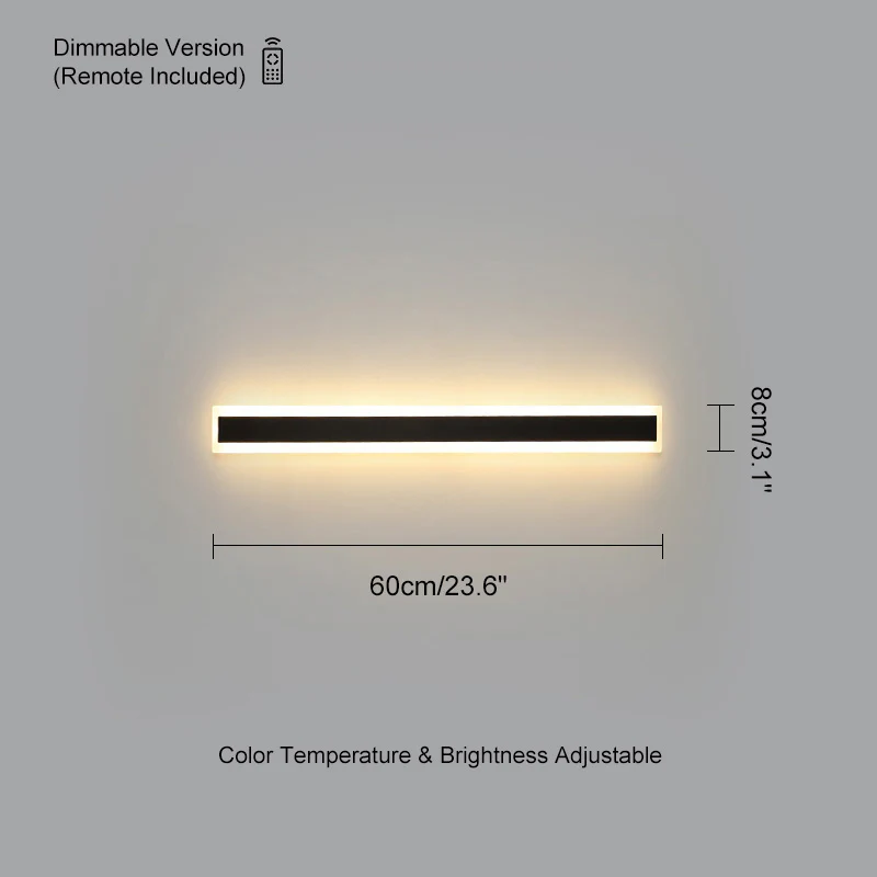 WOMO Outdoor Linear Wall Light-WM9001 - Image 62