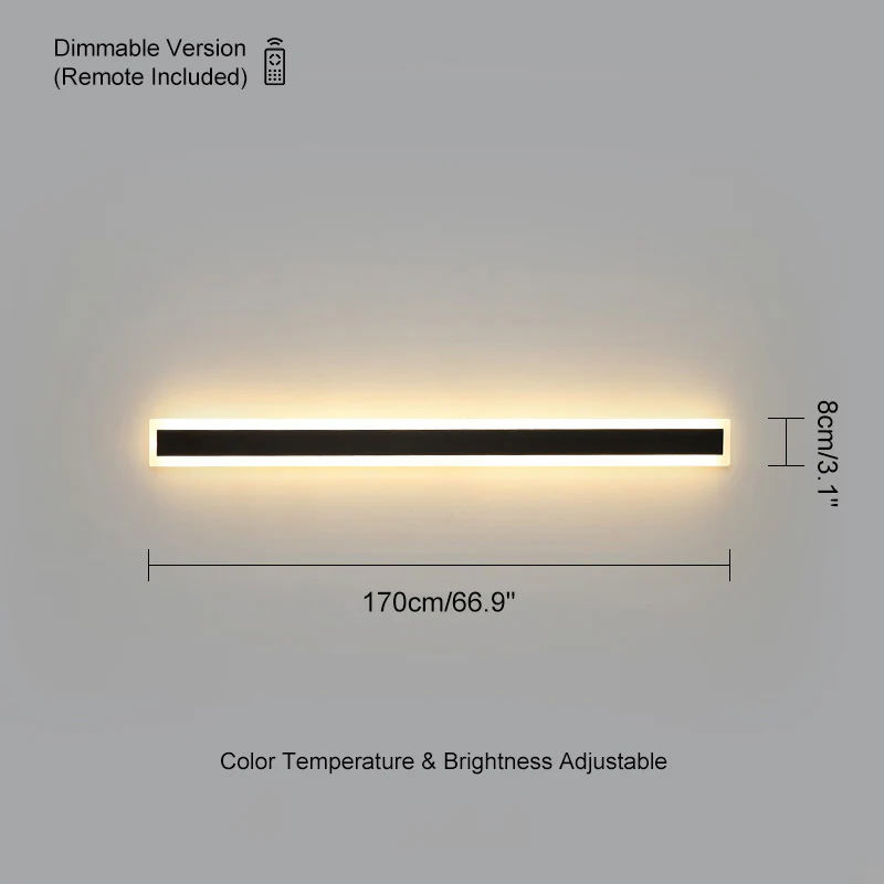 WOMO Outdoor Linear Wall Light-WM9001 - Image 67