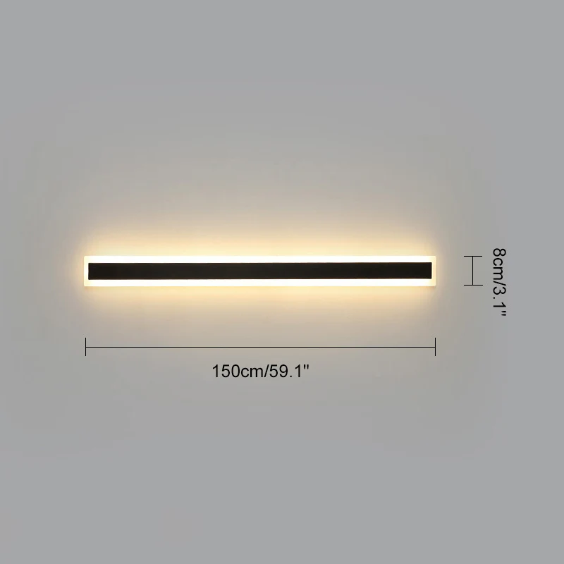 WOMO Outdoor Linear Wall Light-WM9001 - Image 79