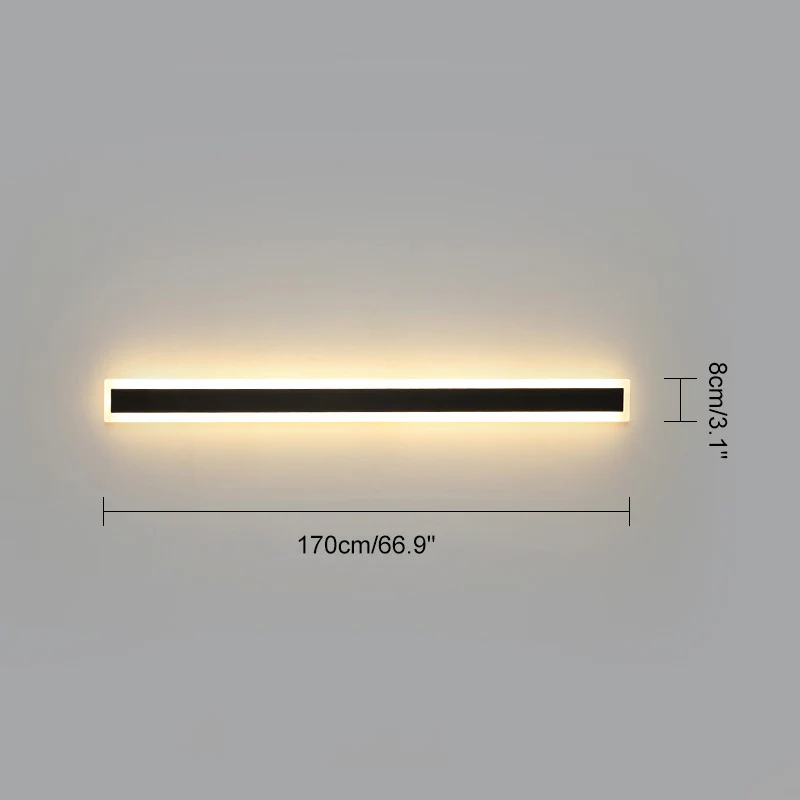 WOMO Outdoor Linear Wall Light-WM9001 - Image 81