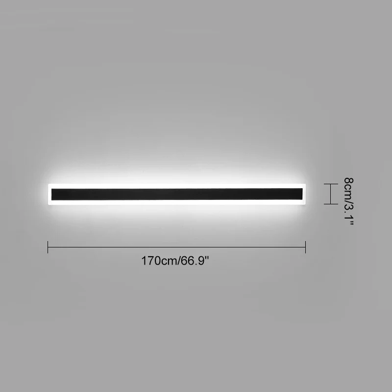 WOMO Outdoor Linear Wall Light-WM9001 - Image 82