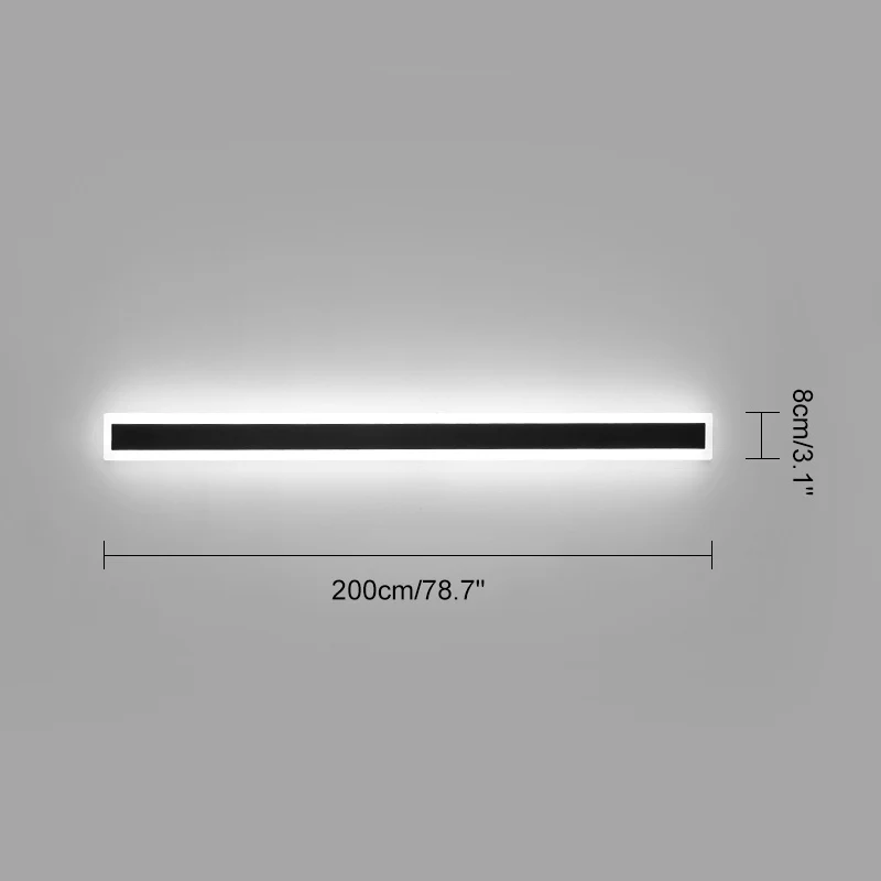 WOMO Outdoor Linear Wall Light-WM9001 - Image 85