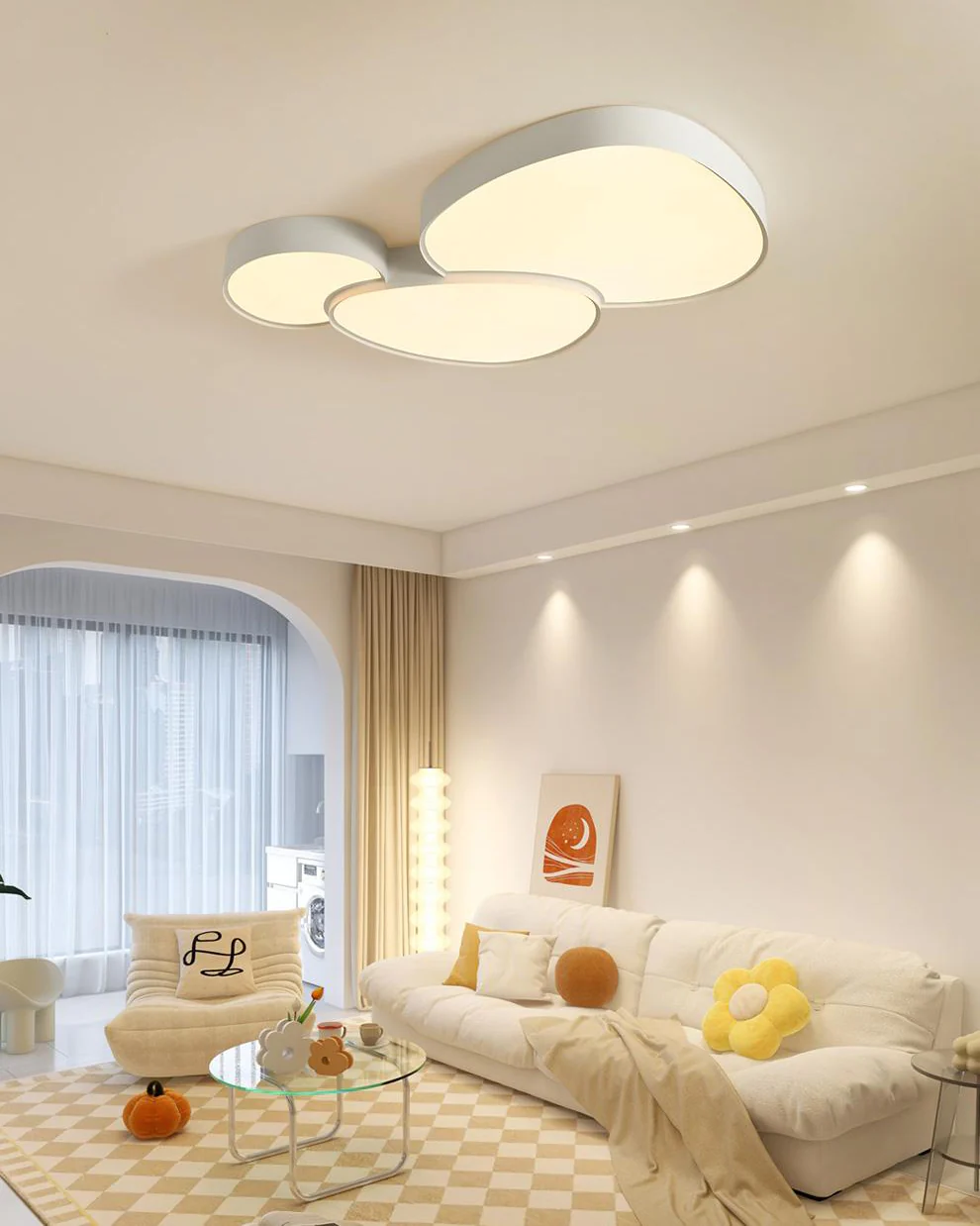 WOMO Modern Low Profile Flush Mount Ceiling Light-WM1010 - Image 14