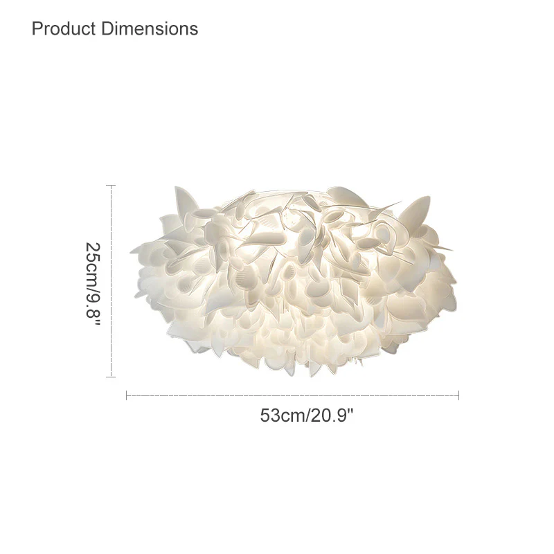 WOMO Pedal Flush Mount Ceiling Light-WM1039 - Image 10