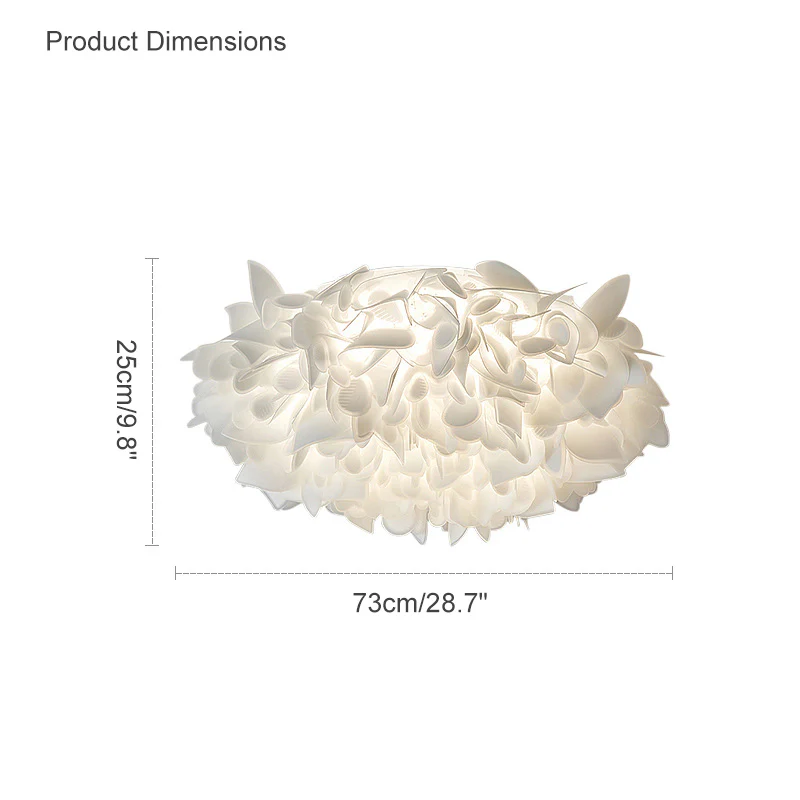 WOMO Pedal Flush Mount Ceiling Light-WM1039 - Image 12