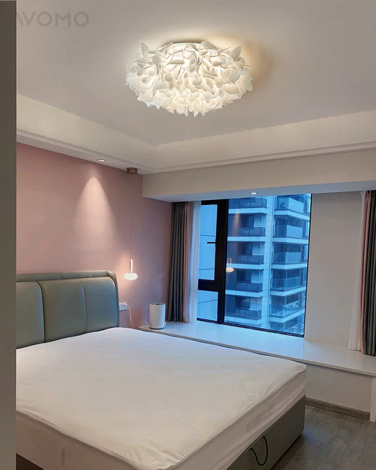 WOMO Pedal Flush Mount Ceiling Light-WM1039 - Image 4
