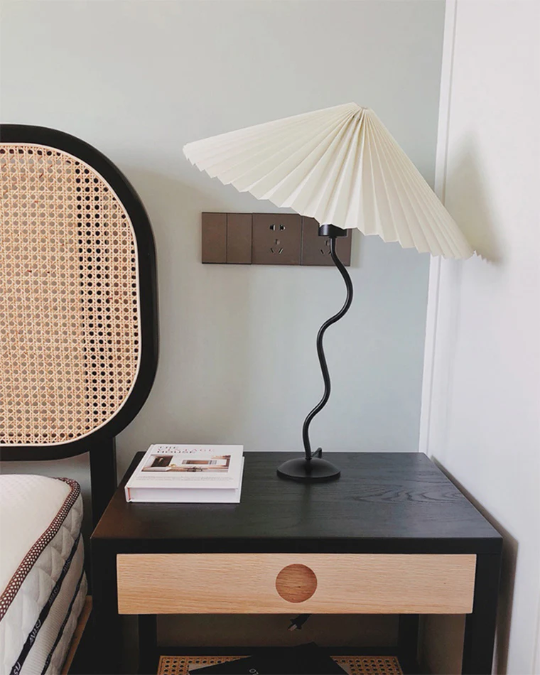WOMO Wavy Pleated Table Lamp-WM8001 - Image 12