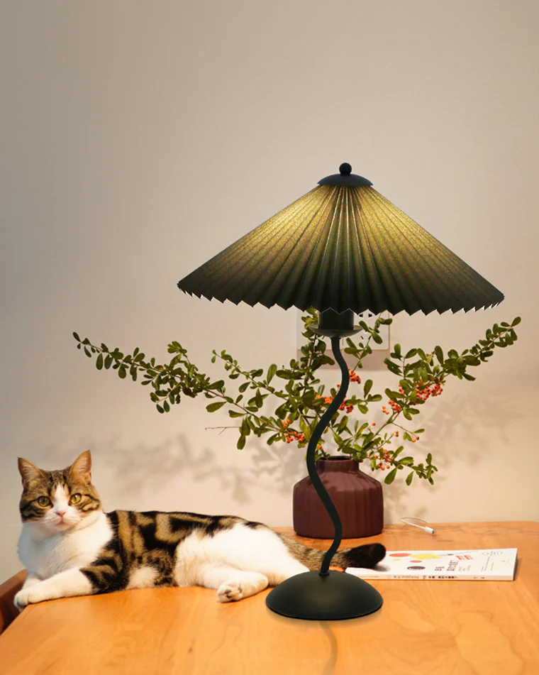 WOMO Wavy Pleated Table Lamp-WM8001 - Image 14