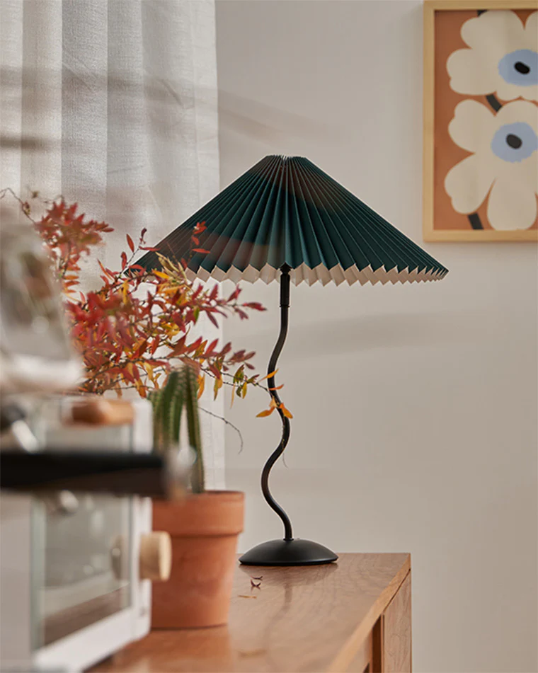 WOMO Wavy Pleated Table Lamp-WM8001 - Image 15