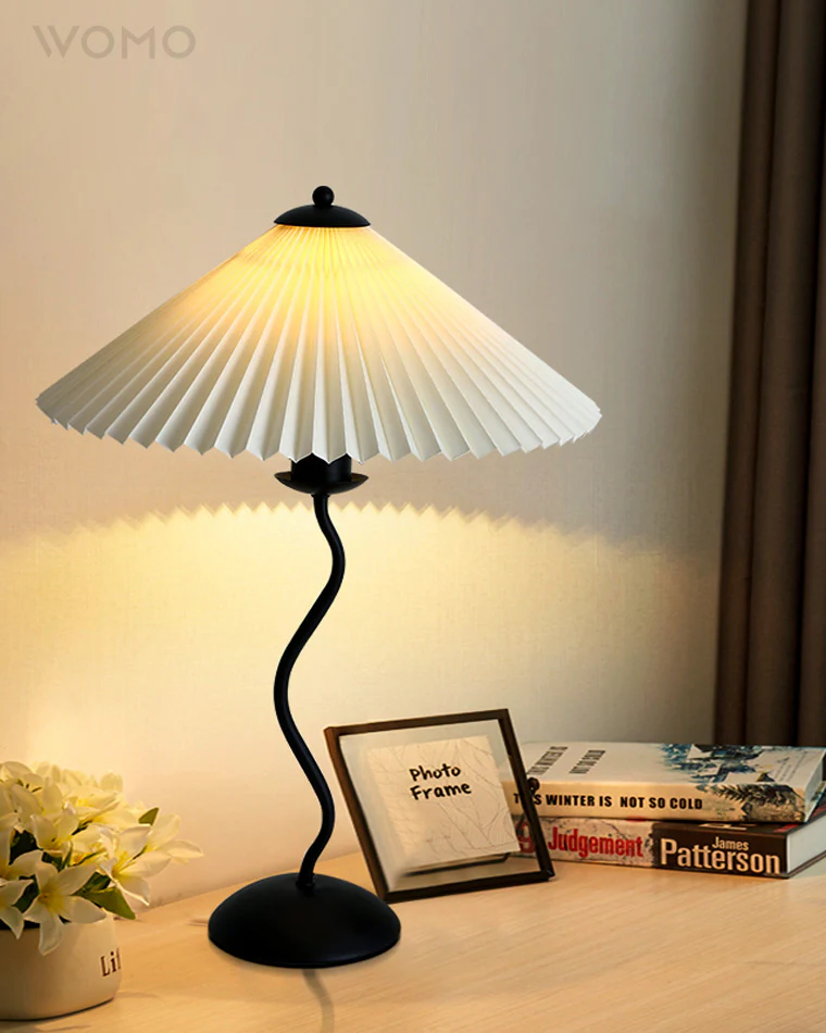 WOMO Wavy Pleated Table Lamp-WM8001 - Image 21