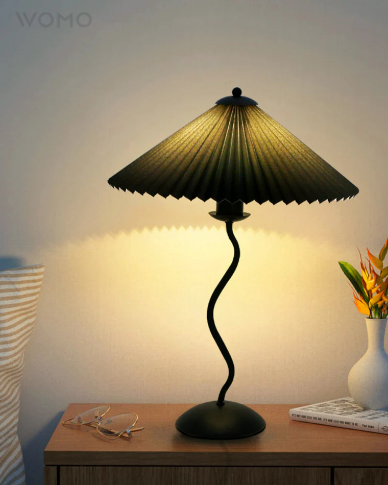 WOMO Wavy Pleated Table Lamp-WM8001 - Image 24