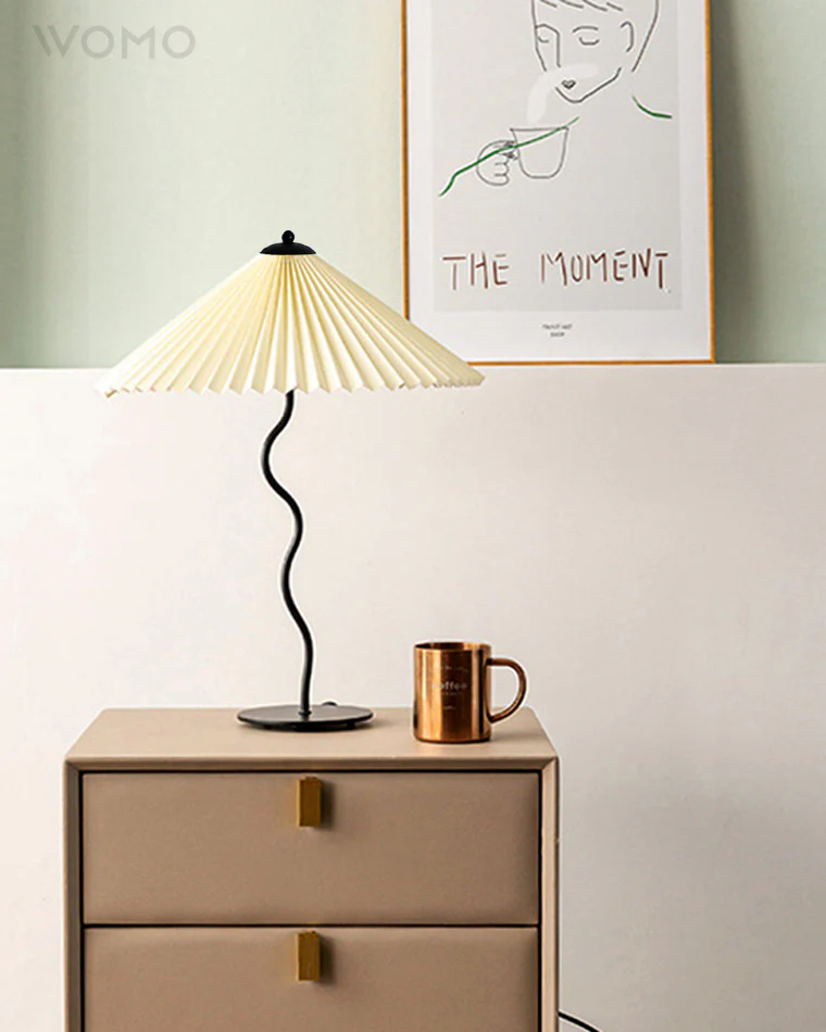 WOMO Wavy Pleated Table Lamp-WM8001 - Image 25