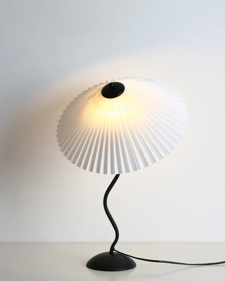 WOMO Wavy Pleated Table Lamp-WM8001 - Image 5