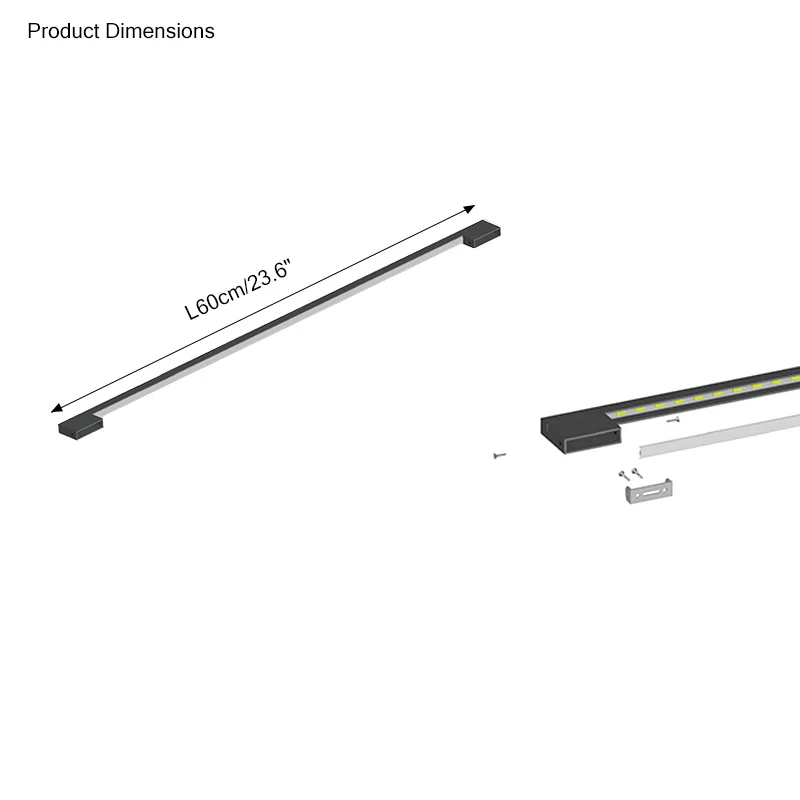 WOMO Long Linear Stairwell Wall Sconce-WM6018 - Image 21
