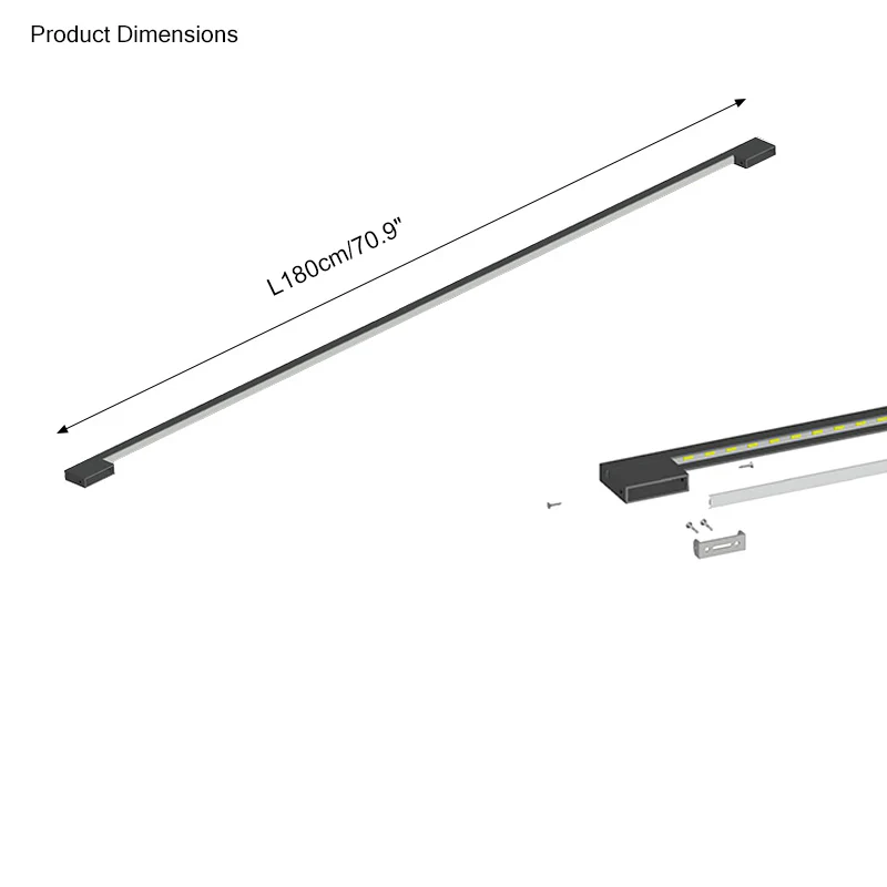 WOMO Long Linear Stairwell Wall Sconce-WM6018 - Image 26
