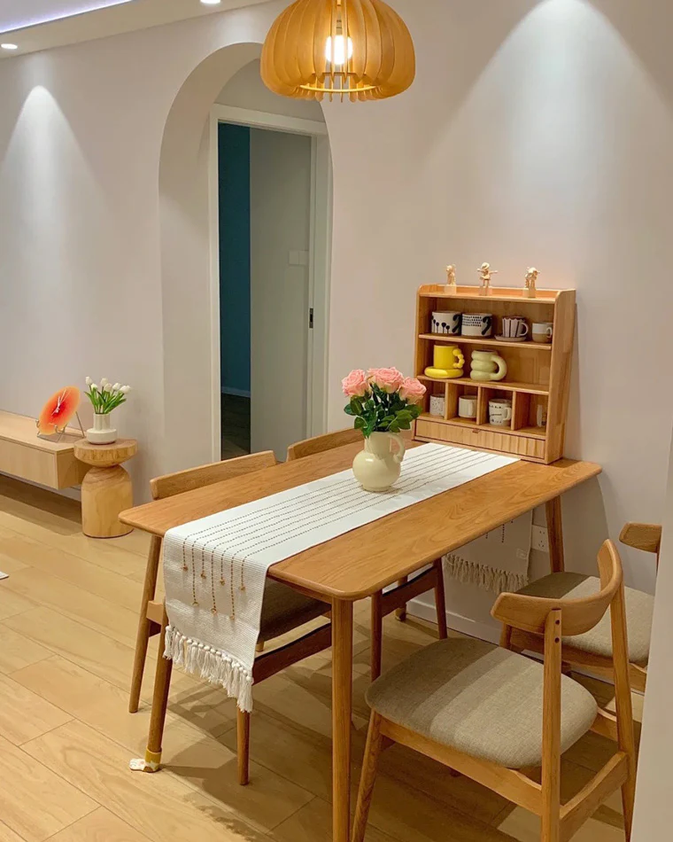 WOMO Pumpkin Wood Pendant Light-WM2105 - Image 4