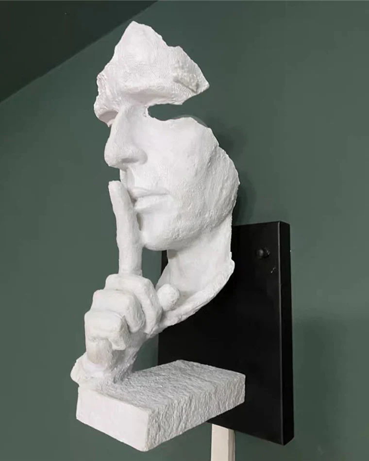 WOMO Silence Gesture Sculptural Wall Sconce-WM6023 - Image 10